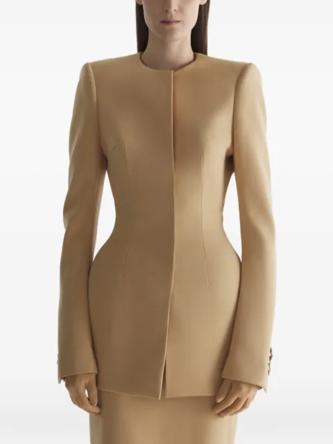 Mugler Hourglass jacket Neutrals 26S1VE04951027