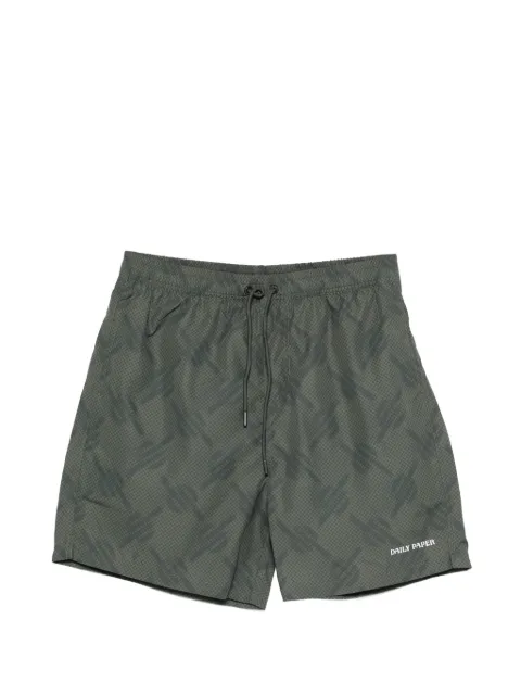 Daily Paper patterned swim shorts Green 2610063