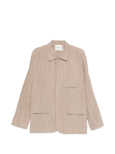 Gongdid Design flap-pockets jacket Neutrals GDM08