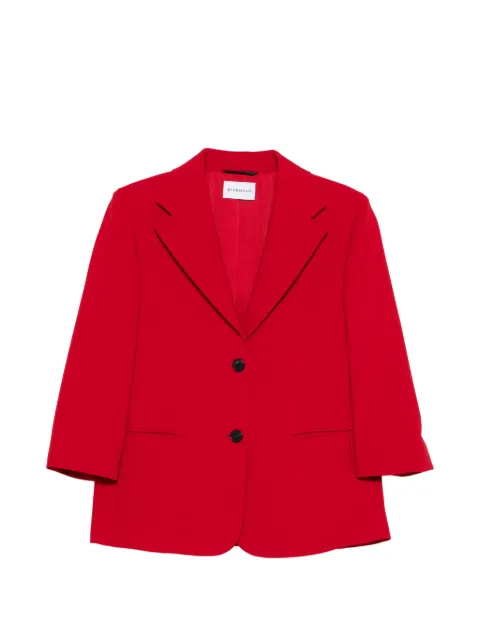 Givenchy single-breasted blazer Red BW30L4169P