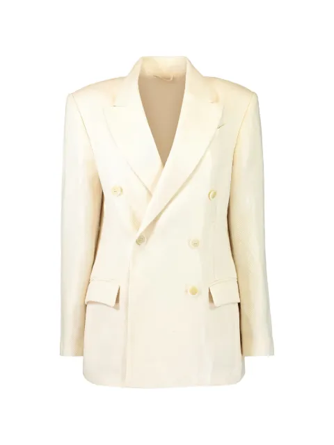 Brunello Cucinelli button-fastening fitted jacket Neutrals ML5967091C729
