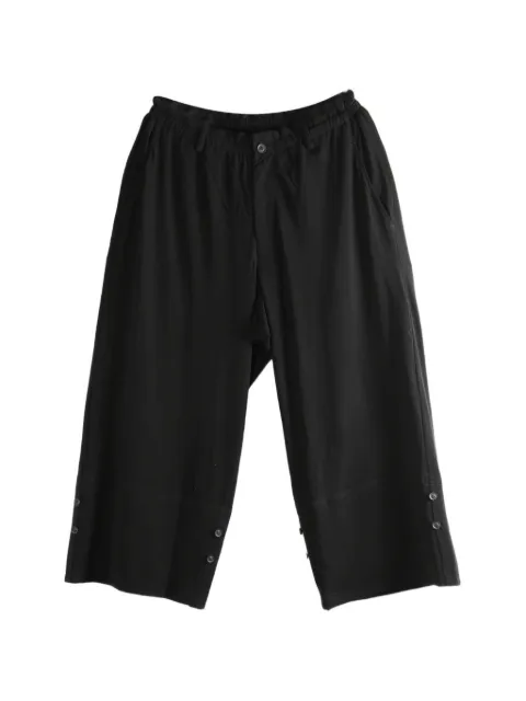Yohji Yamamoto button-detail trousers Black HKT40092