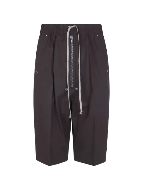 Rick Owens drop-crotch shorts Brown RU01F2349P