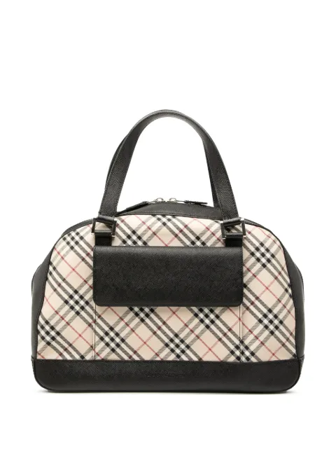 Burberry Pre-Owned 2000-2017 Nova Check Canvas handbag Brown 1D0LX24LTL84LWP1