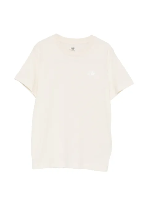 New Balance crew-neck logo T-shirt Neutrals WT41509