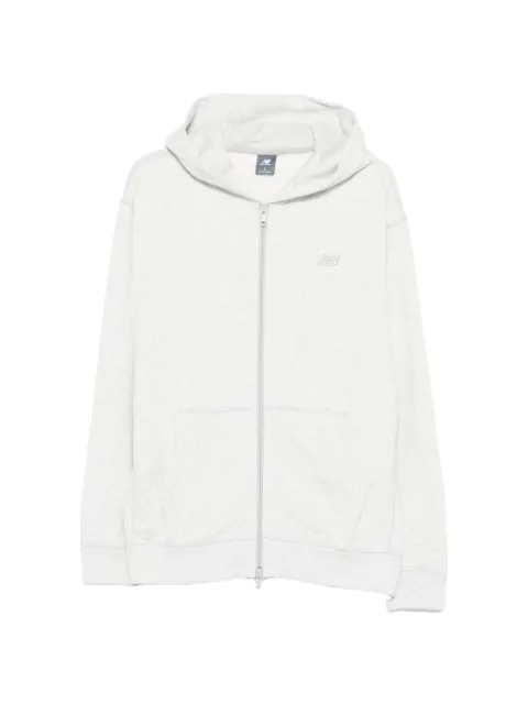 New Balance hooded zip hoodie Grey MJ53506