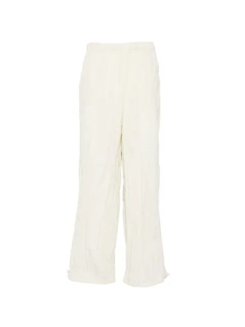 Gongdid Design textured straight-leg trousers Neutrals GDM09WHT