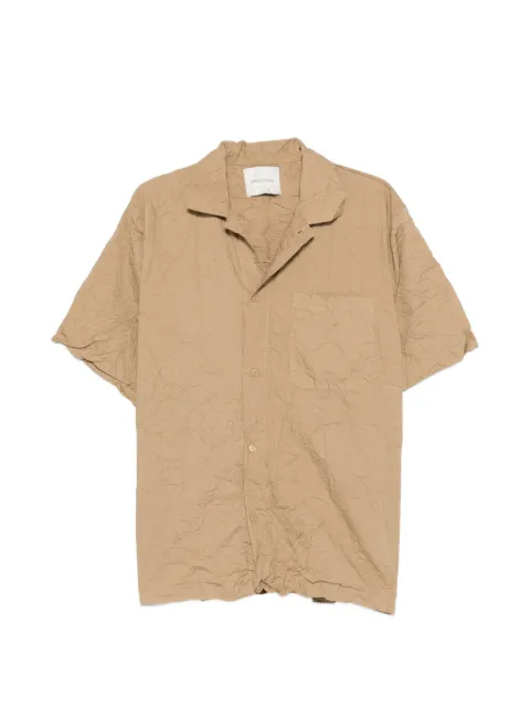 Gongdid Design chest-pocket shirt Brown GDM03