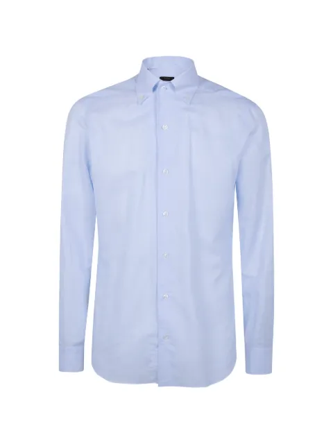 Barba buttoned shirt Blue BSUBSP0154070U