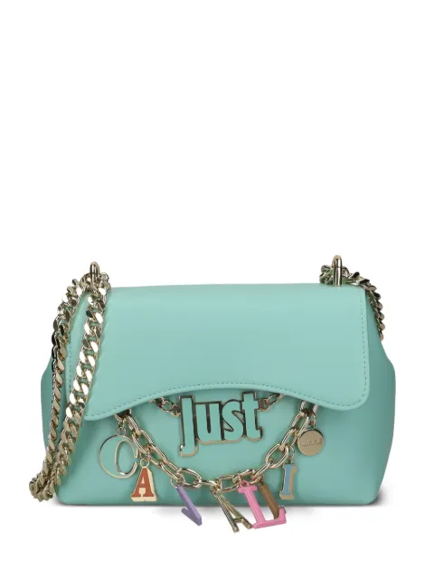 Just Cavalli charm-embellished chain shoulder bag Blue 80RA4BE2ZSD85