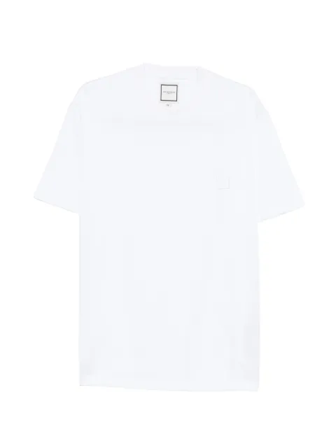 Wooyoungmi tonal-logo T-shirt White W261TS07