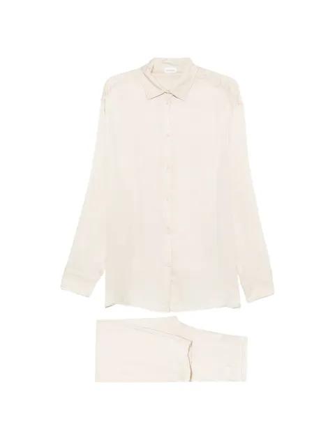 THE ANDAMANE Wendela trousers and shirt set Neutrals T196469DTNV135