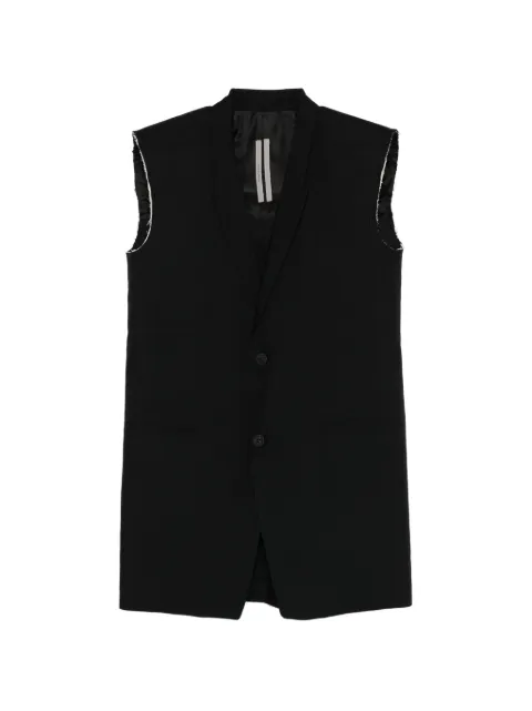 Rick Owens V-neck gilet Black RP01F6758WG