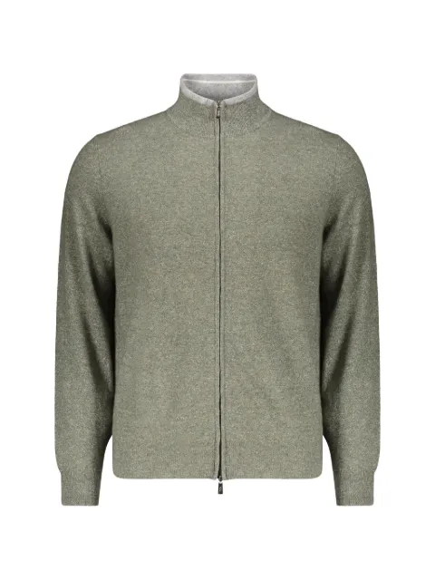 Fedeli zip cardigan Green 7UE05728T