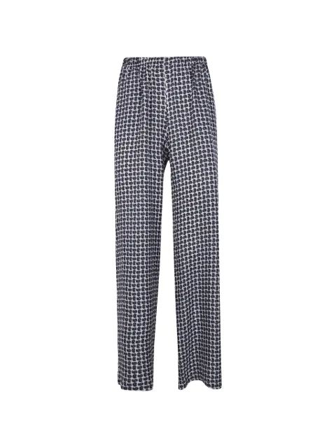 Laura Urbinati paisley print trousers White E6P03TC