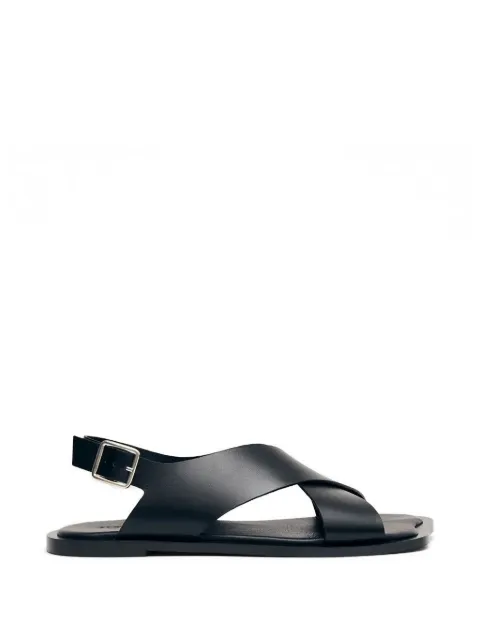 ALOHAS crossover strap sandals Black S101149