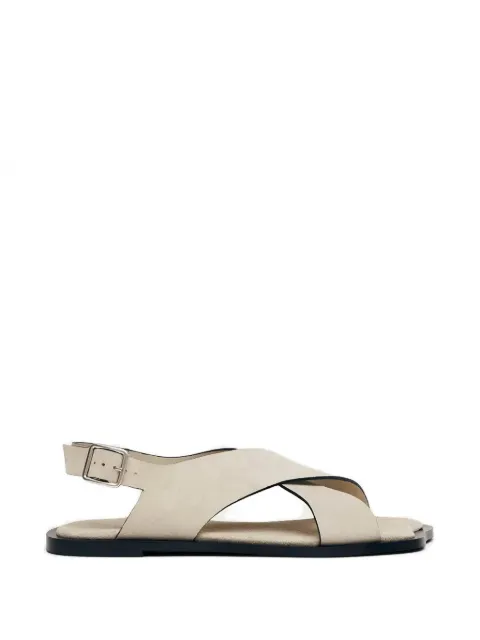 ALOHAS criss-cross buckle sandals Neutrals S101065