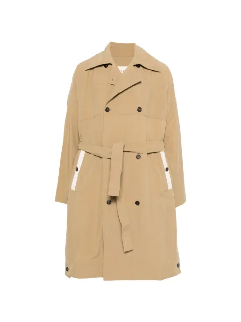 MORDECAI double-breasted belted trench coat Green 26E96MRU43E