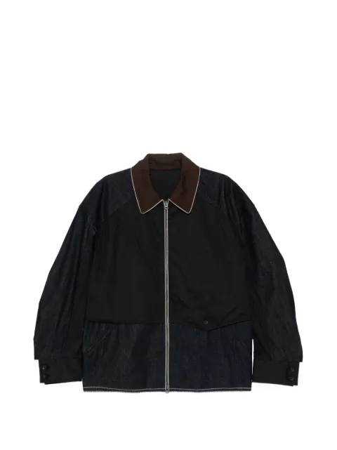CROQUIS colour-block jacket Black 9Q3610370
