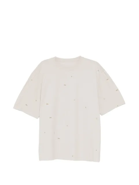 CROQUIS geometric-print T-shirt Neutrals 9Q4112170