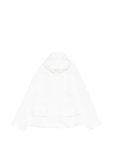 JNBY drawstring-hem hooded jacket Green 5Q2614680