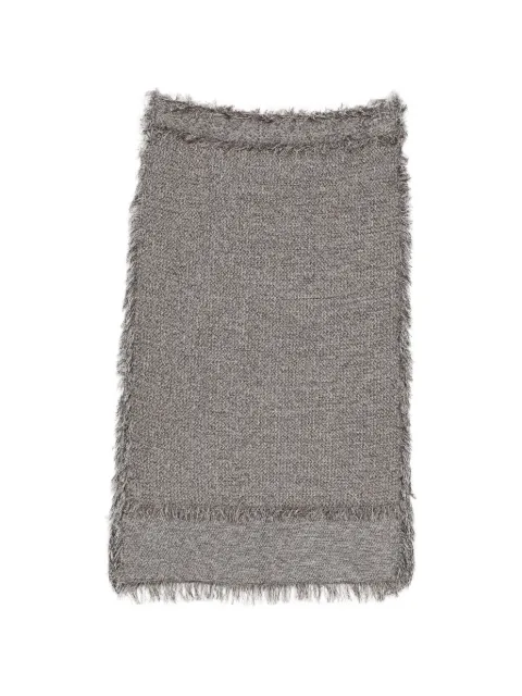 JNBY fringed midi skirt Grey 5Q4D12370