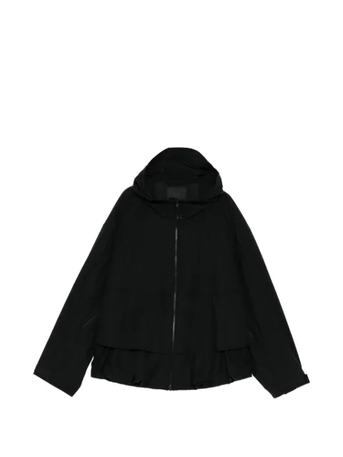 JNBY drawstring-hem hooded jacket Black 5Q2614680