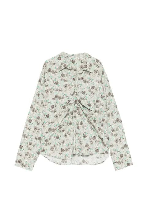 JNBY floral-print blouse Green 5Q3215470