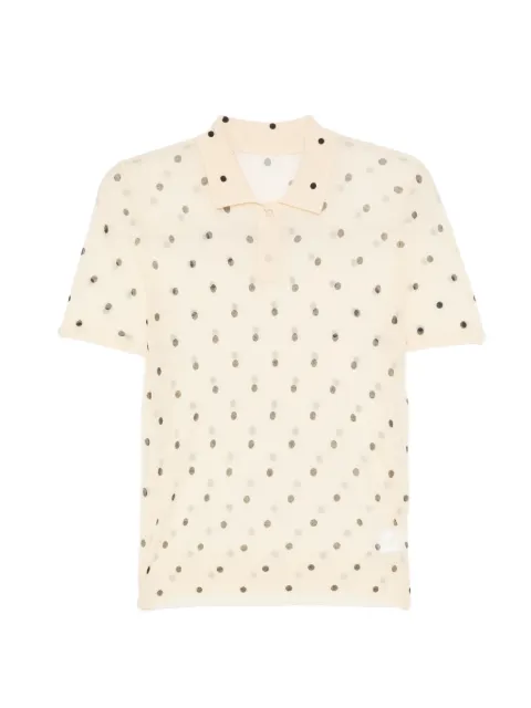 JNBY polka dot polo top Neutrals 5Q3313630