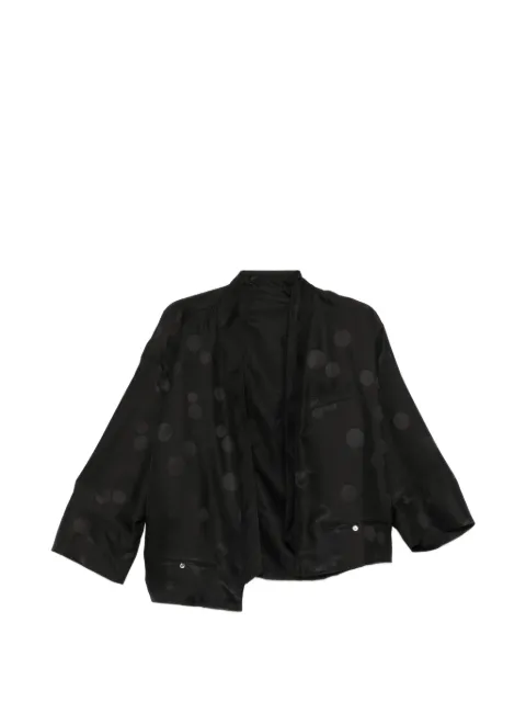 LESS polka dot oversized jacket Black 2Q4615490