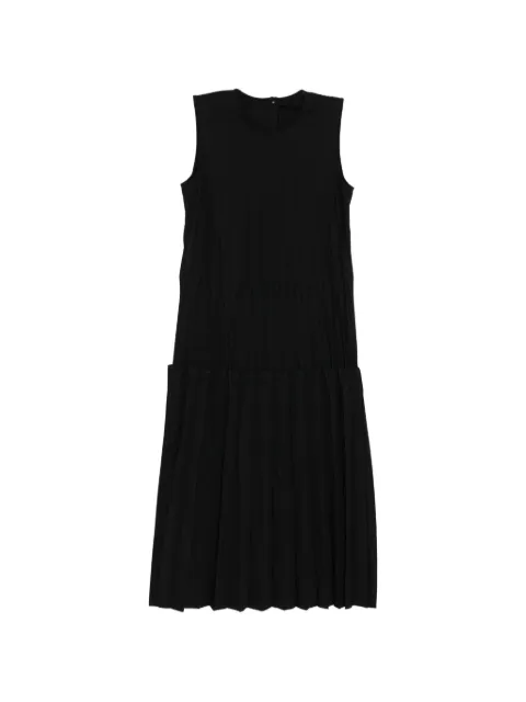 JNBY pleated sleeveless dress Black 5Q4G10830
