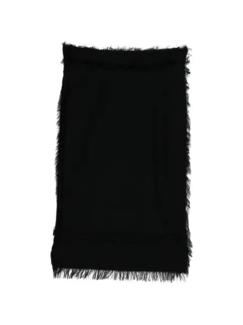 JNBY fringed straight skirt Black 5Q4D12370