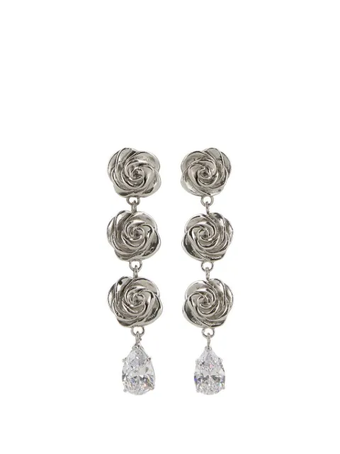 Magda Butrym rose drop earrings Silver 706426