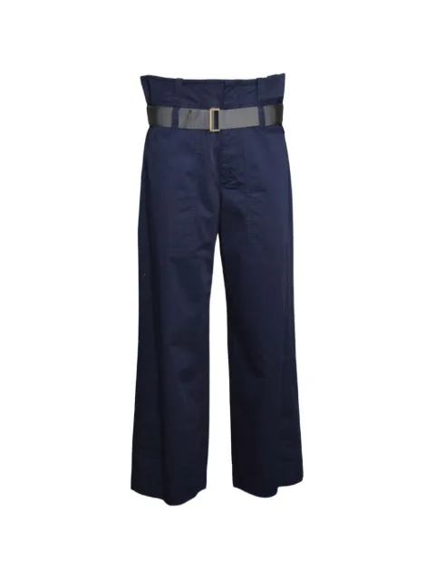 Seafarer belted trousers Blue SWP0115TCS00399995090