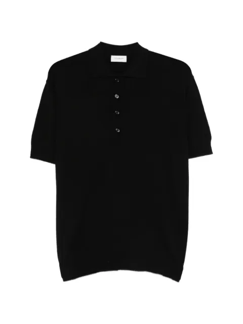 Paolo Pecora buttoned short-sleeve polo shirt Black A022F6009000