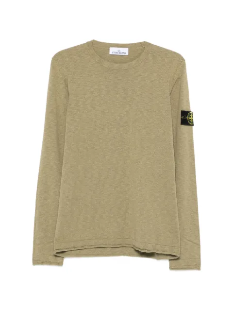 Stone Island 5100052 organic cotton and nylon sweater Green L1S155100052S00B0