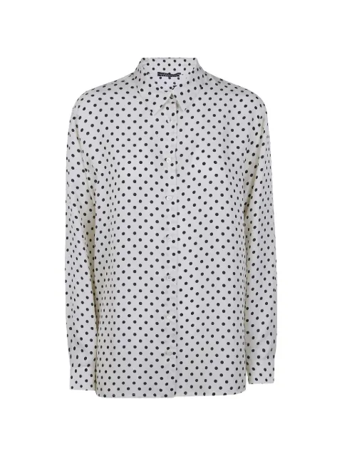 Laura Urbinati polka dot shirt White E6T11TP