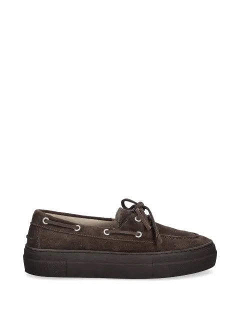 Copenhagen CPH177 lace-up suede boat shoes Brown CPH177