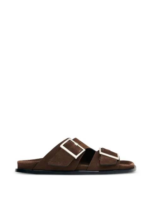 ALOHAS Alba buckle strap sandals Brown S101185