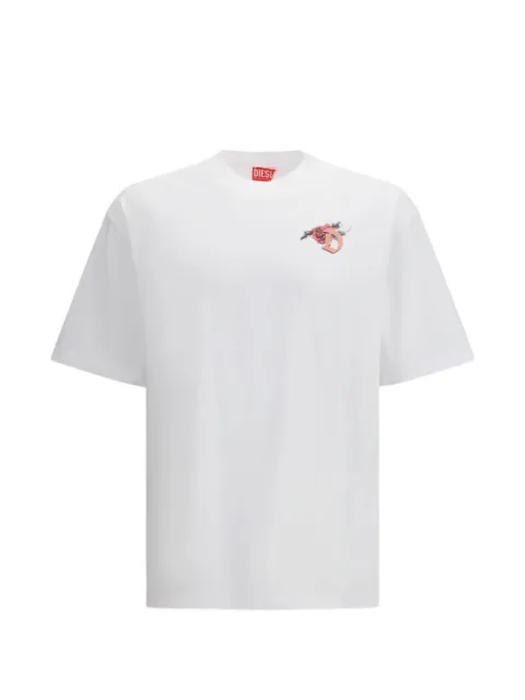 Diesel floral-print T-shirt White A224970PLAT