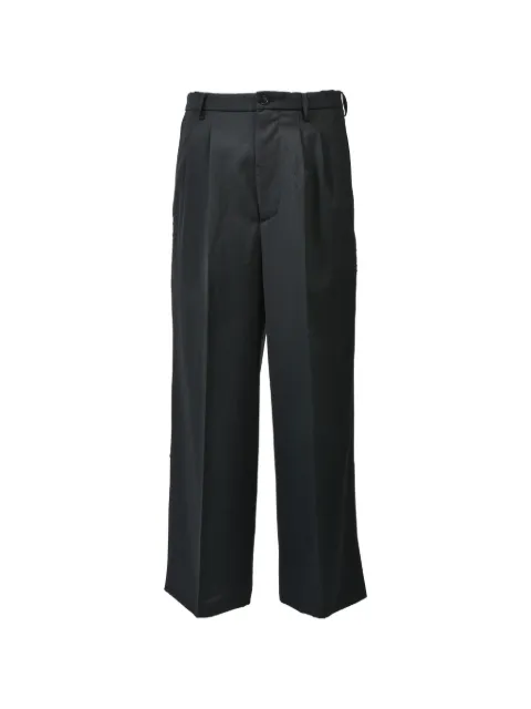 MASU pleated trousers Black M26U6PL002