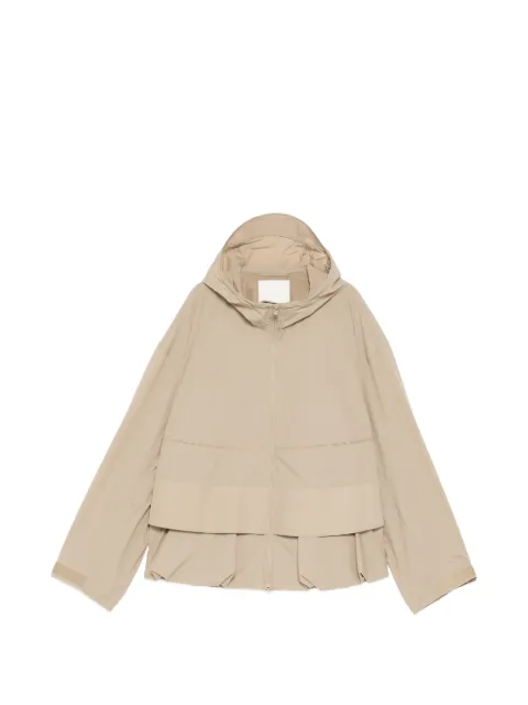 JNBY drawstring-hem hooded jacket Neutrals 5Q2614680