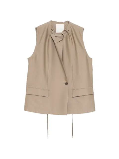 JNBY deconstructed waistcoat Neutrals 5Q3512960