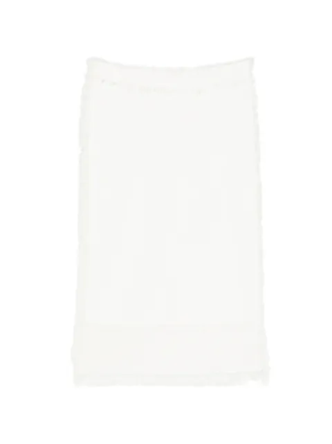 JNBY fringed midi skirt White 5Q4D12370