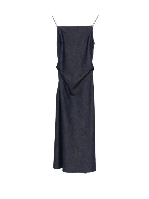 LESS fitted waist slip dress Blue 2Q4G13140