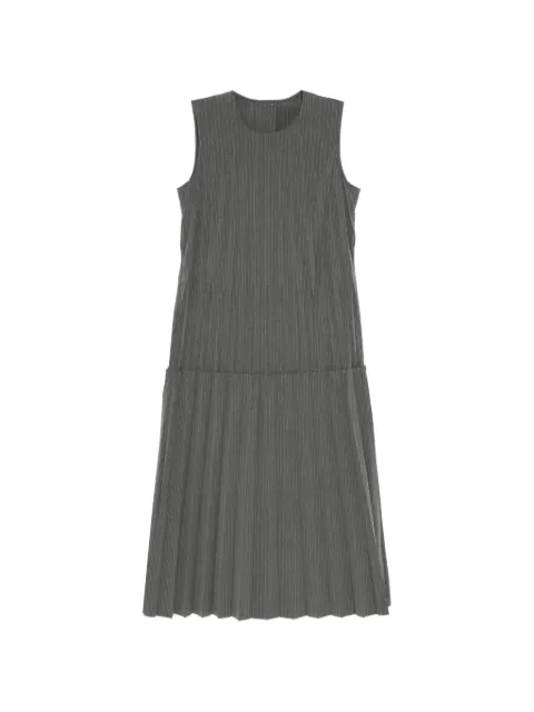 JNBY pleated striped dress Grey 5Q4G10830