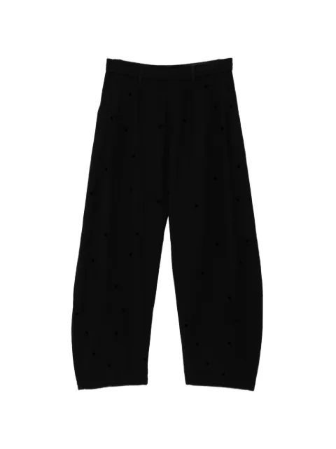 CROQUIS polka-dot trousers Black 9Q3E14260