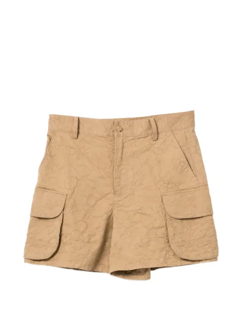 JNBY floral-embroidered shorts Neutrals 5Q3E11640