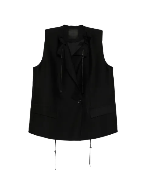JNBY deconstructed waistcoat Black 5Q3512960