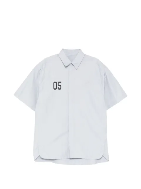 CROQUIS number logo short-sleeve shirt Grey 9Q4213380